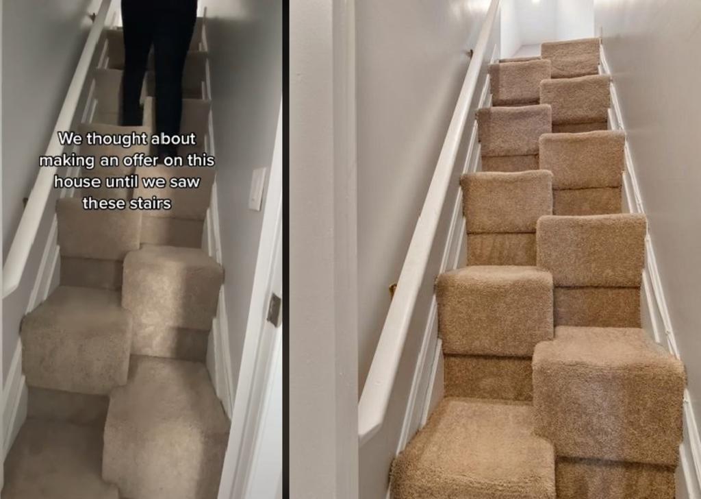 Casa se hace viral por sus extrañas escaleras