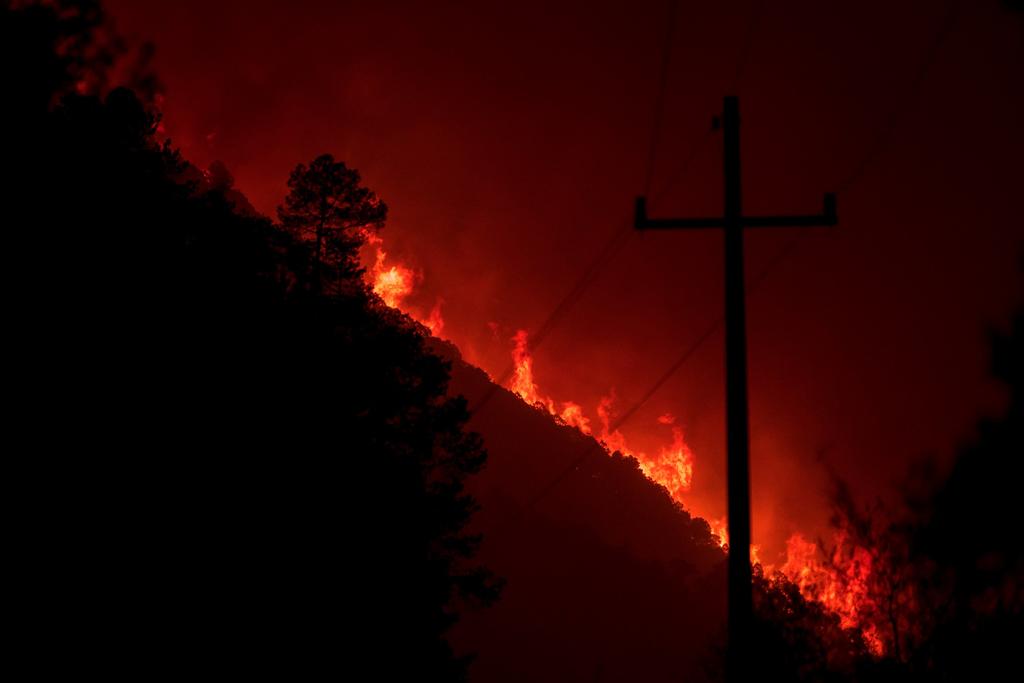Controlan incendio forestal en Santiago, Nuevo León