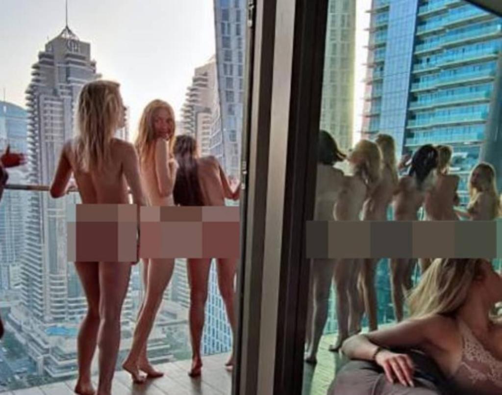 Cuarenta modelos podrían ir a prisión en Dubai por posar sin ropa en balcón