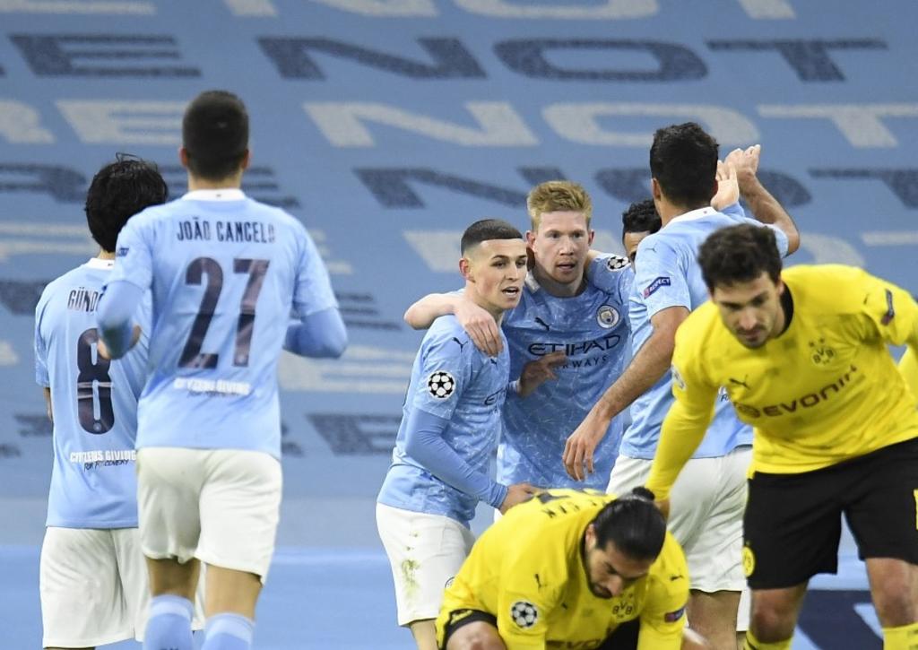Manchester City supera al 90' a Dortmund en los cuartos de la Champions