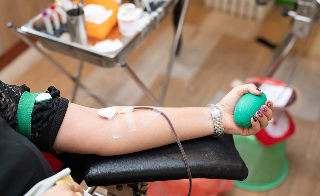 ¿Qué comer después de donar sangre?