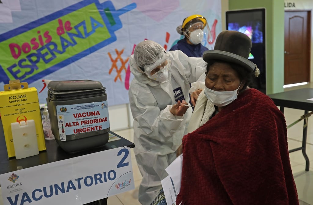 Denuncia Bolivia la falta de vacunas