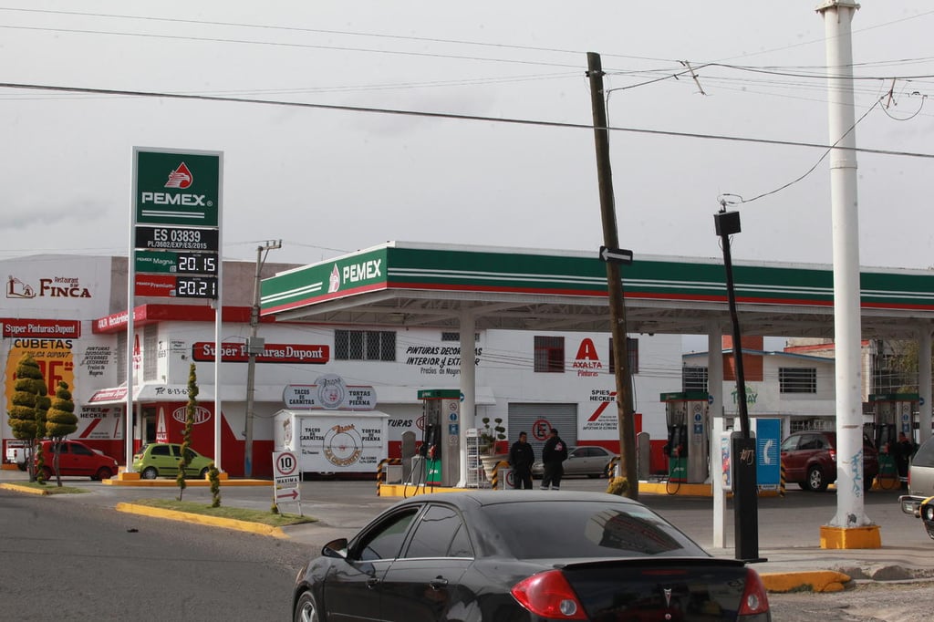 Costo de gasolina aumentó hasta 6% este año en Durango