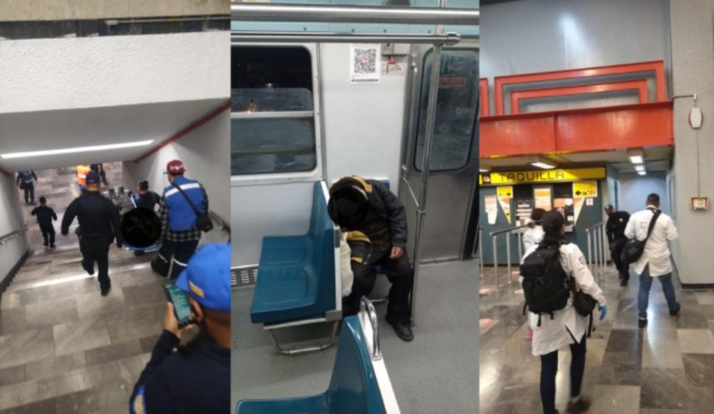 Adulto mayor muere en vagón de la Línea 5 del Metro en CDMX