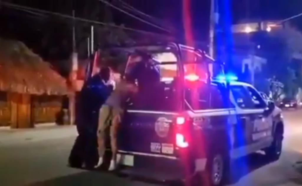 VIDEO: Captan nuevo episodio de abuso policial en Tulum