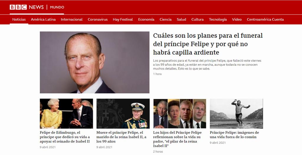 Se quejan por 'cobertura excesiva' del príncipe Felipe por parte de la BBC