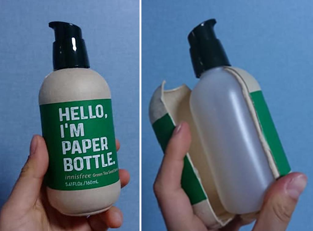 Revelan que supuesta botella orgánica es de plástico y solo envuelta en papel