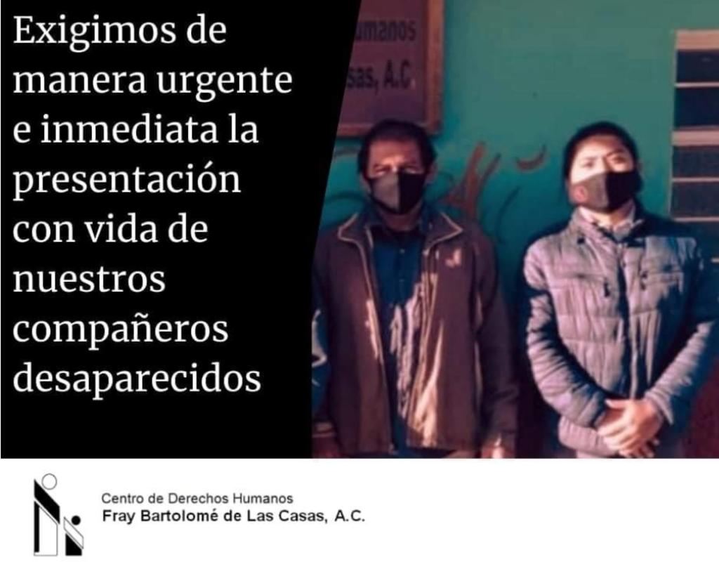 Secuestran a dos activistas de derechos humanos en Chiapas