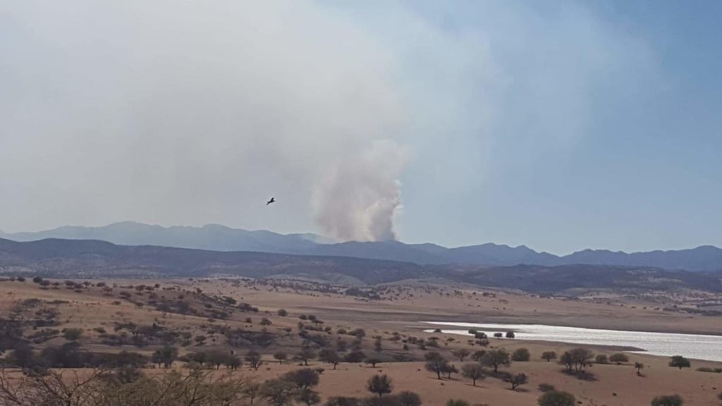 El fuego afecta a la Sierra de Matalotes
