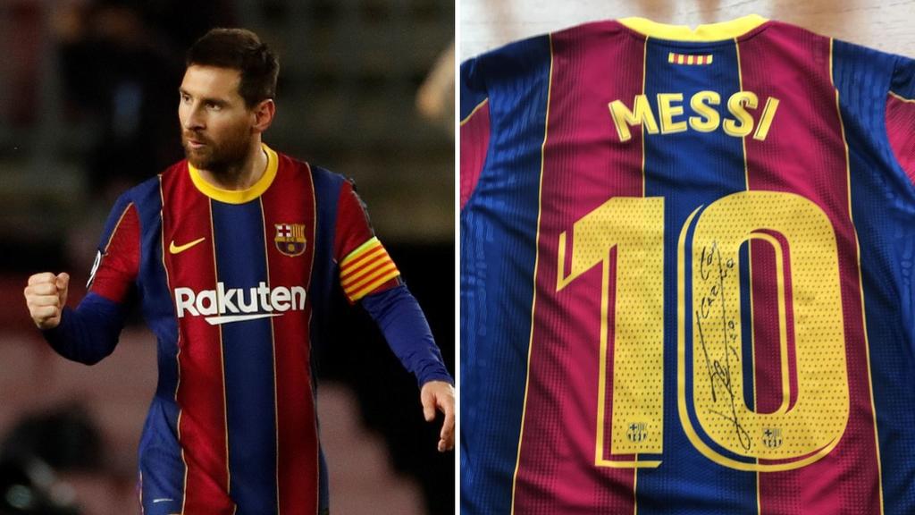 Messi regala camisetas firmadas para agradecer vacunas COVID enviadas a Conmebol