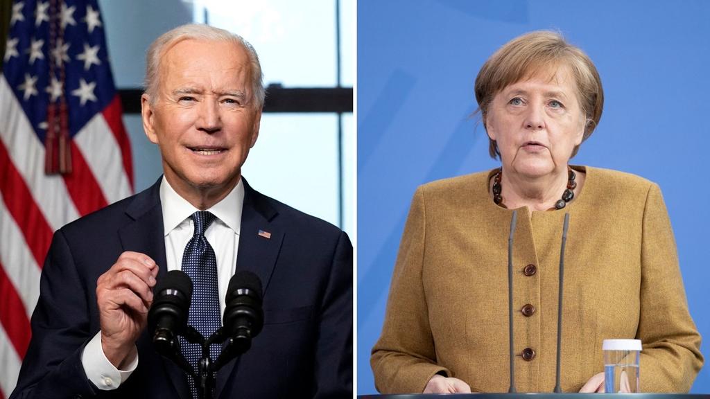 Biden y Merkel apoyarán esfuerzos para lograr la paz en Afganistán