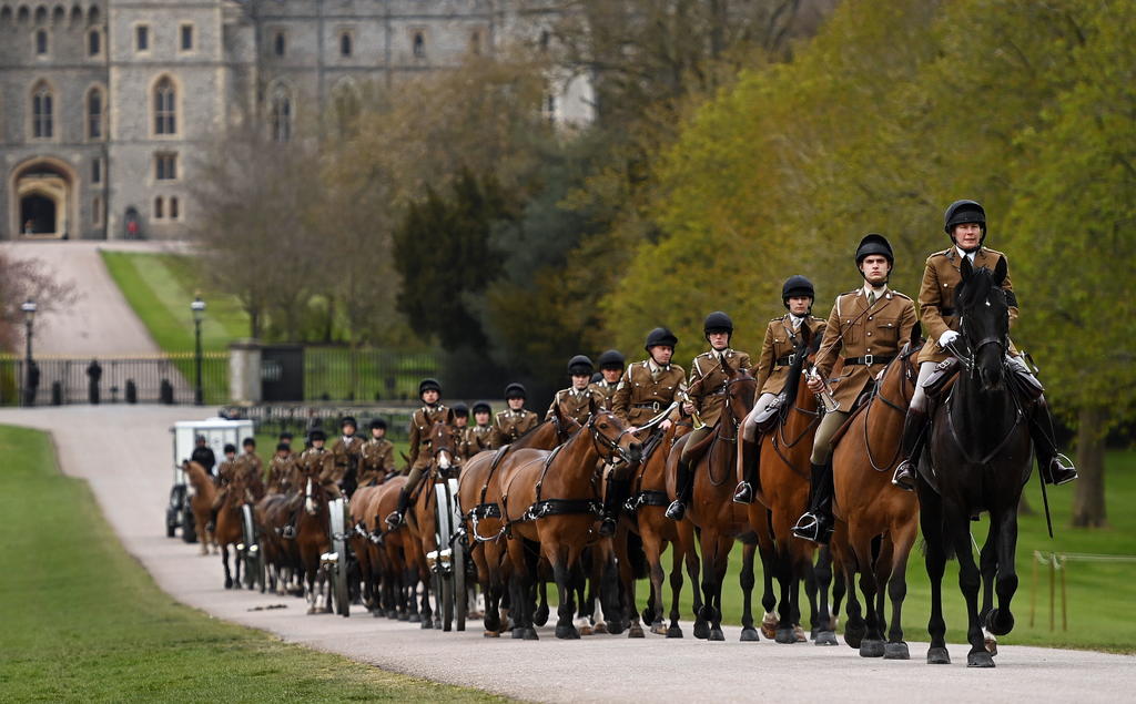 Fuerzas armadas se preparan para funeral del príncipe Felipe en Reino Unido