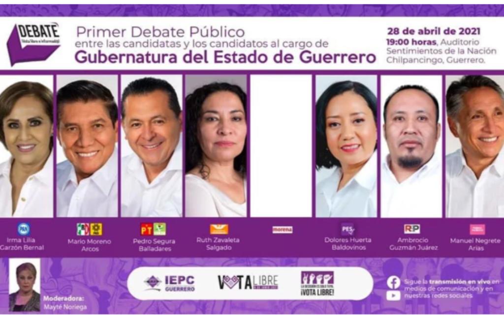 Sin Félix Salgado, anuncian debate a la gubernatura de Guerrero