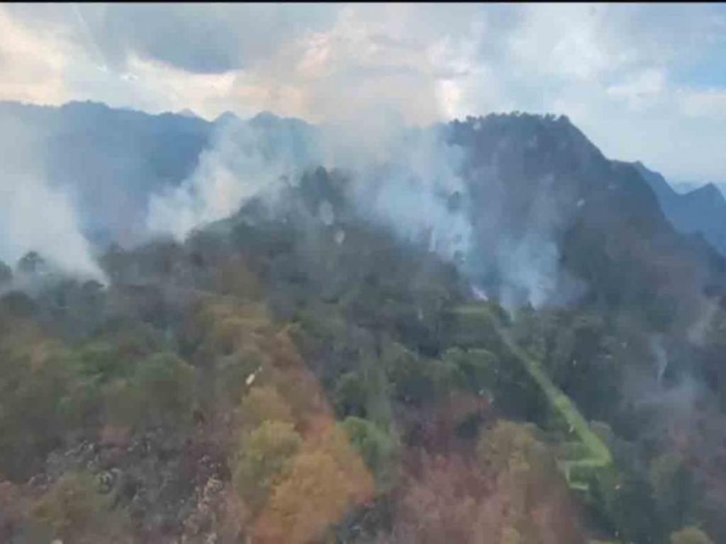 Se registra nuevo incendio en el sur de Nuevo León