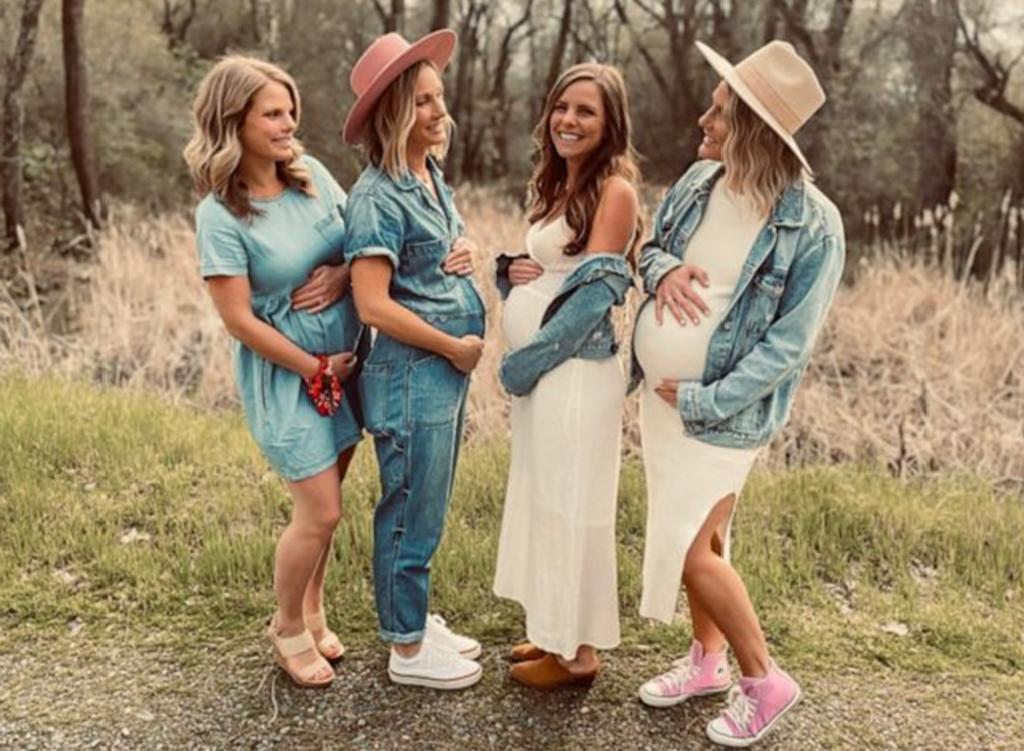 Cuatro hermanas embarazadas al mismo tiempo, darán a luz con meses de diferencia