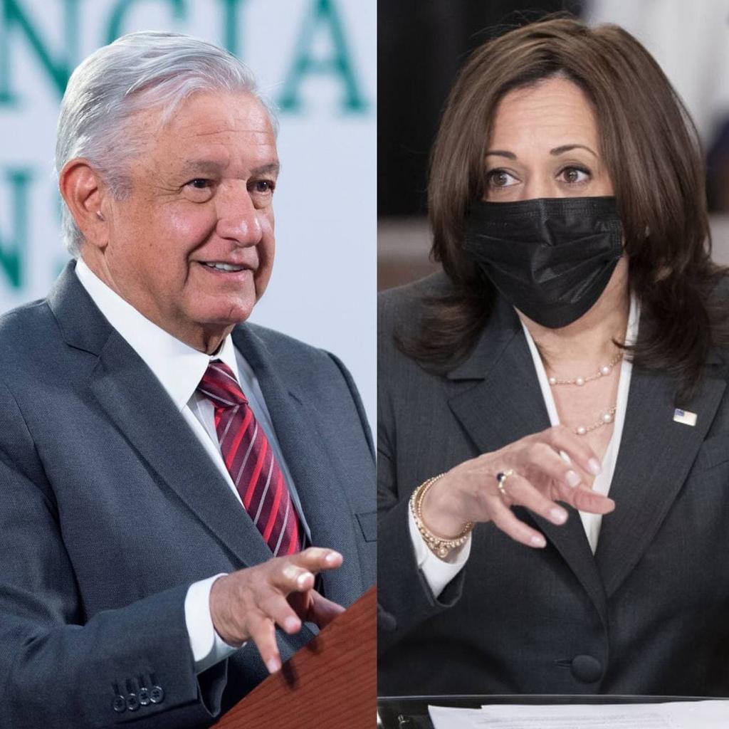 Kamala Harris y López Obrador tendrán reunión virtual el 7 de mayo
