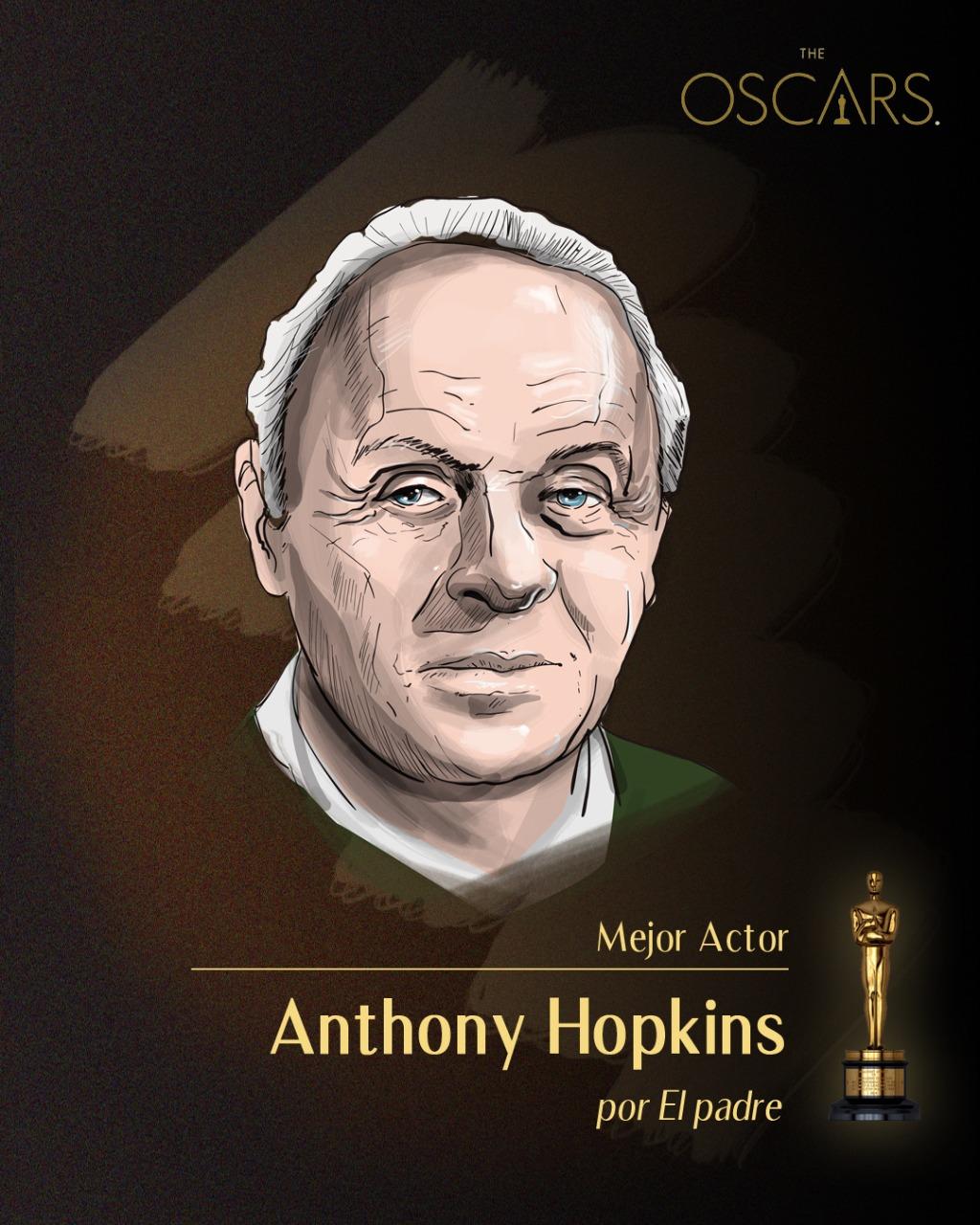 Anthony Hopkins gana el Oscar al mejor actor por 'The Father'