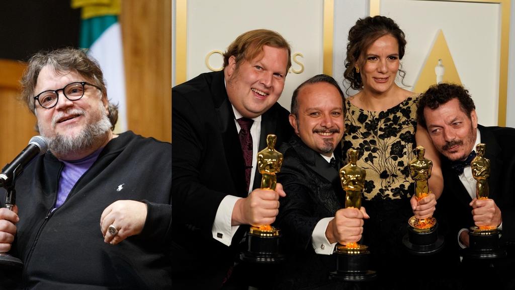 Así reaccionó Guillermo del Toro ante triunfo de mexicanos en los Oscar