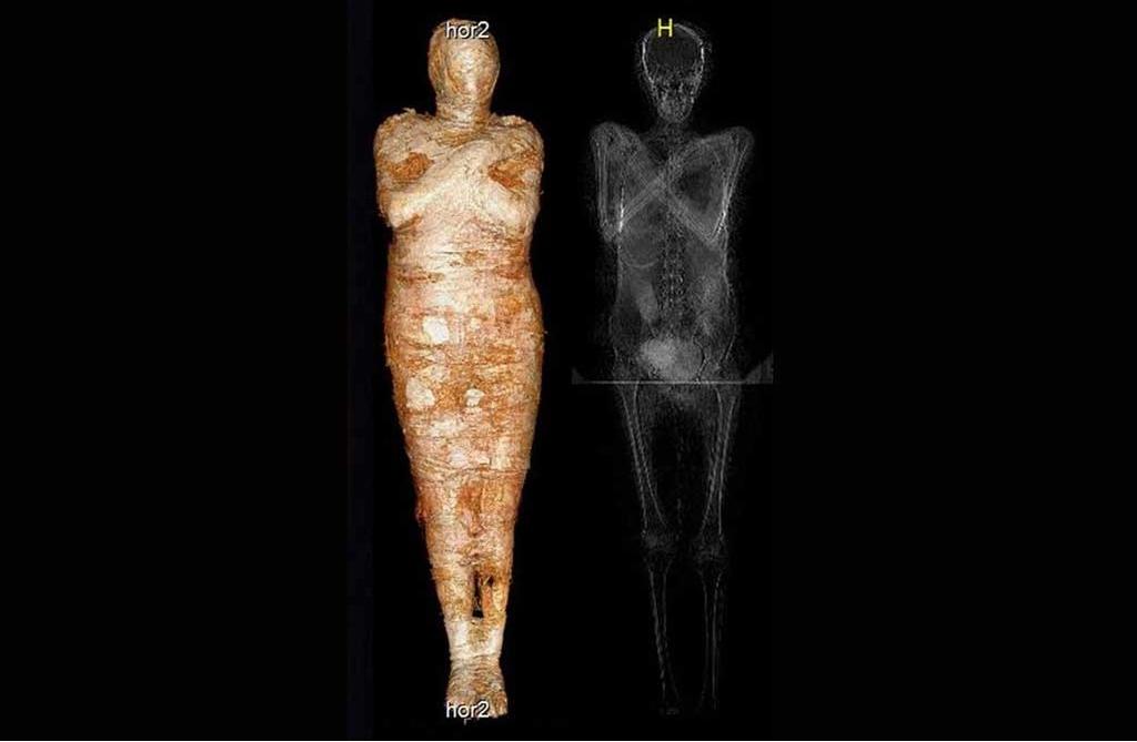 Descubren una momia egipcia embarazada