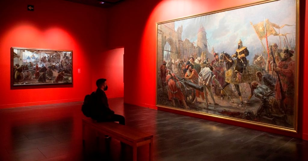 Rusia muestra en arte la historia de Málaga