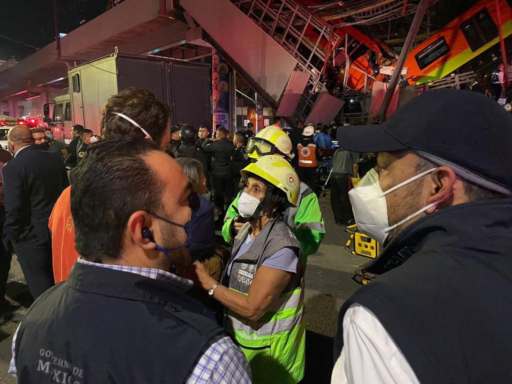 Protección Civil de CDMX reporta al menos 13 fallecidos y 70 heridos tras colapso de Línea 12