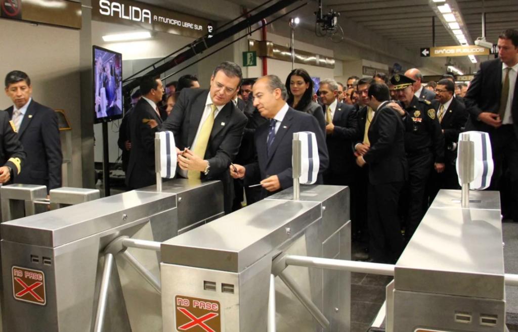 Así inauguraron Ebrard, Calderón y Mancera la Línea 12 del Metro de CDMX en 2012