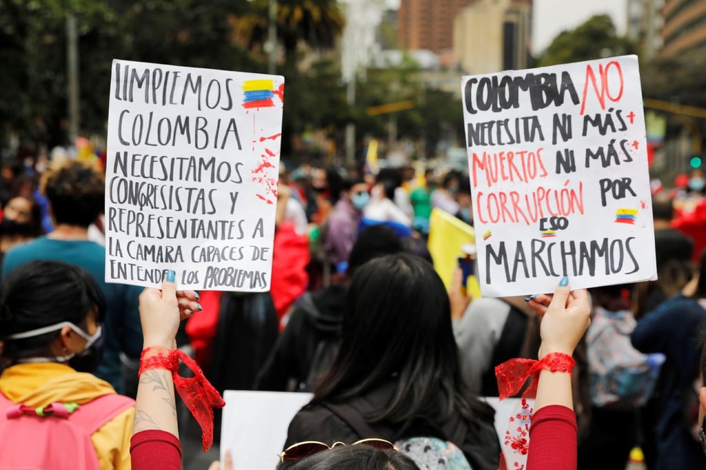 Piden en Colombia cese de protestas