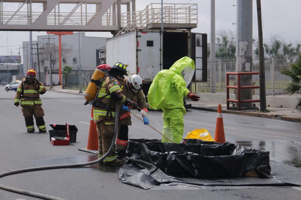 Se derrama ácido clorhídrico en Nuevo León; evacuan a 200 personas