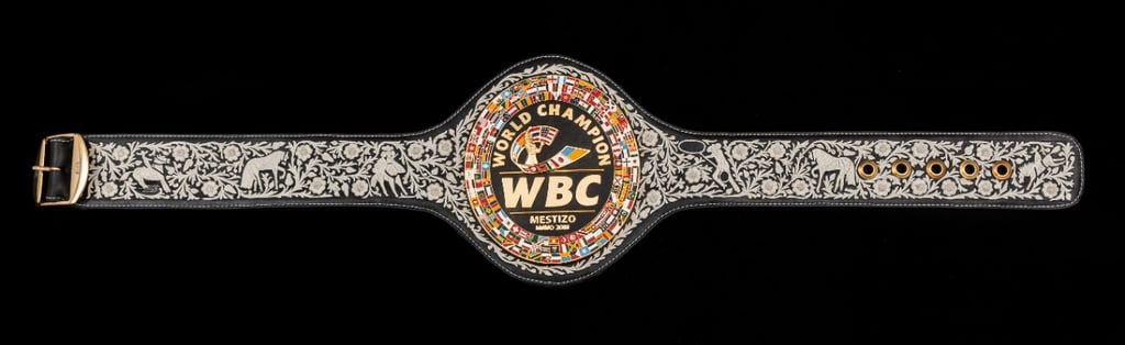 Cinturón Mestizo, el trofeo de la pelea entre 'Canelo' y Saunders