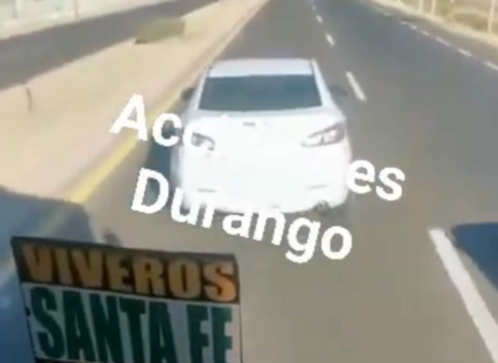 VIDEO: discusión entre camionero y automovilista, en Durango, termina con un disparo