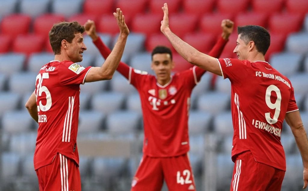 El Bayern celebra el título con goleada al Gladbach