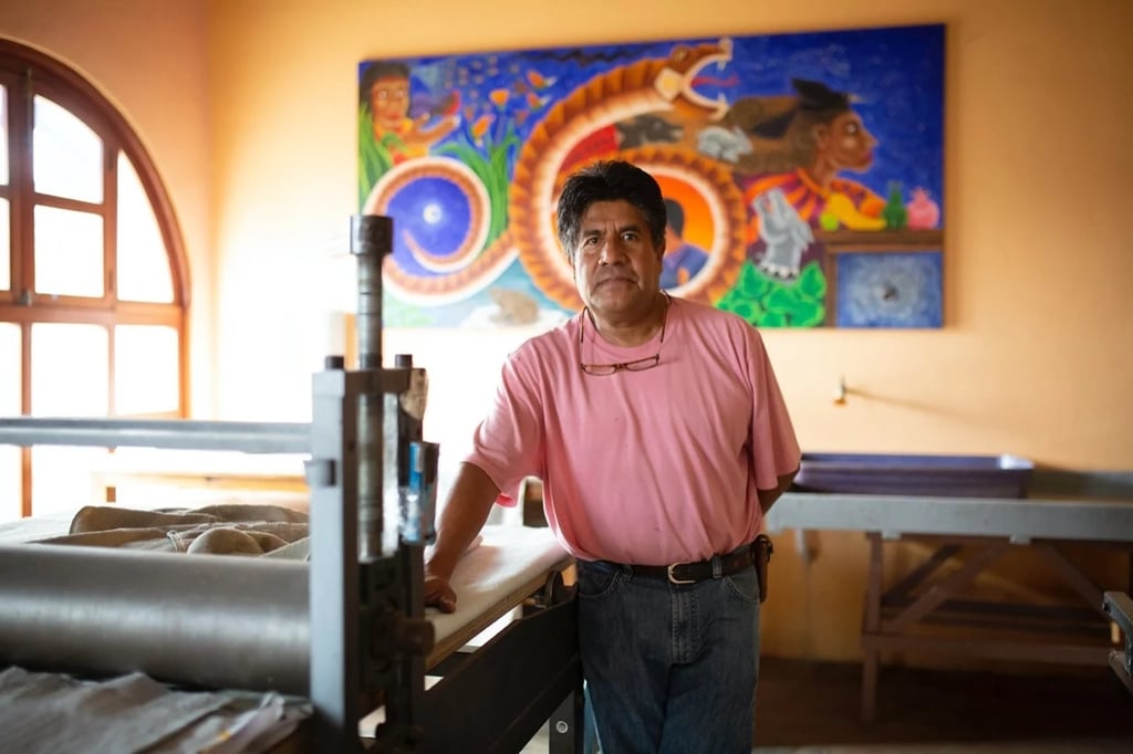 El artista de Oaxaca que convirtió su taller en un centro