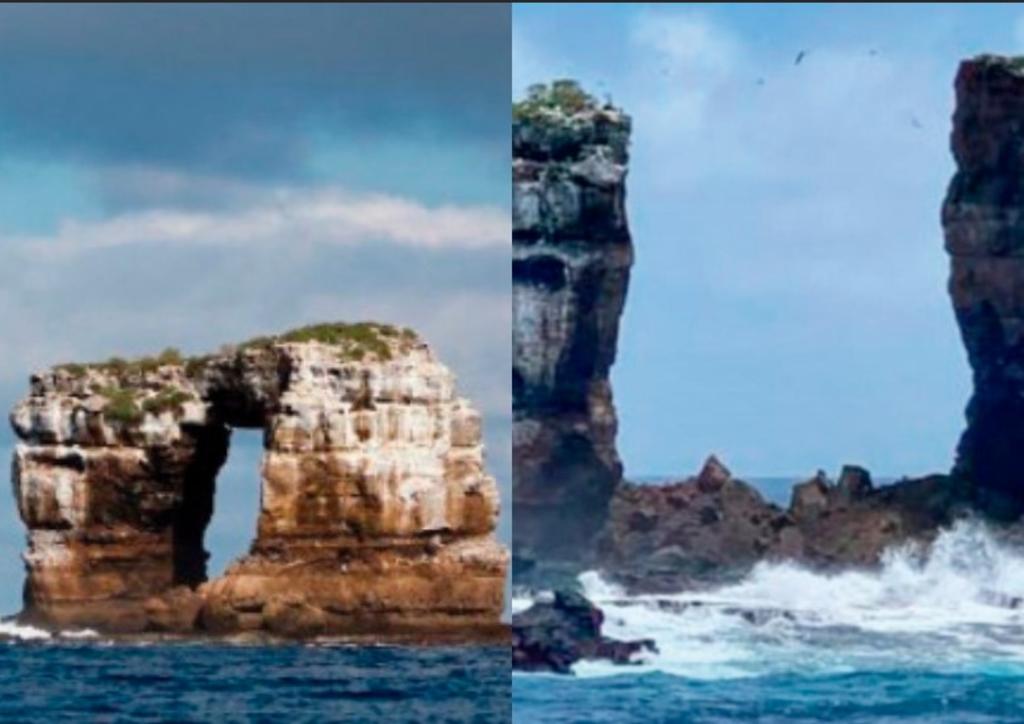 Se colapsa el Arco de Darwin, el atractivo puente natural en Galápagos