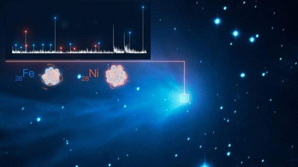 Descubren vapores de metales pesados en cometas de nuestro Sistema Solar