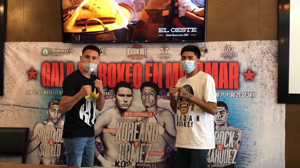 'Koreano' Ramírez y 'Topito' Gómez están listos para pelear en Guaymas