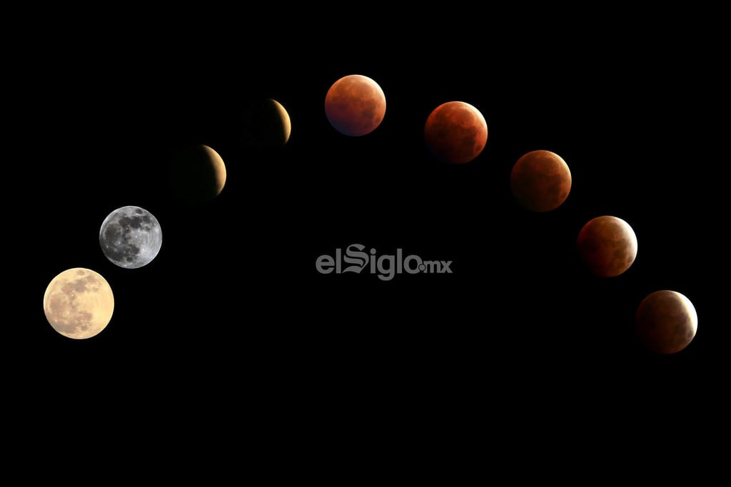 Así se vio en Durango el eclipse lunar
