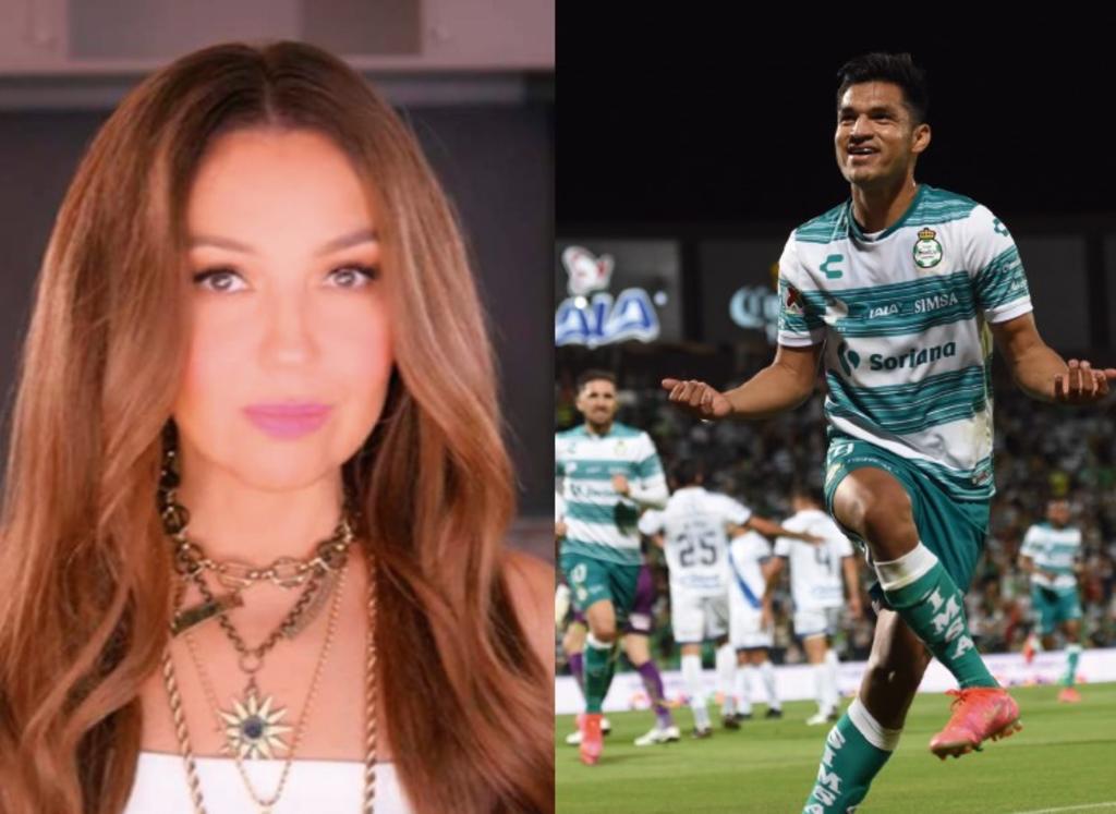 Thalía se 'viste de Guerrerita' y apoya al Santos Laguna en la final