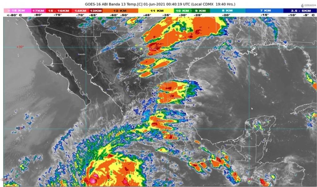 Se aleja tormenta tropical 'Blanca' de México; ocasionará lluvias en varios estados