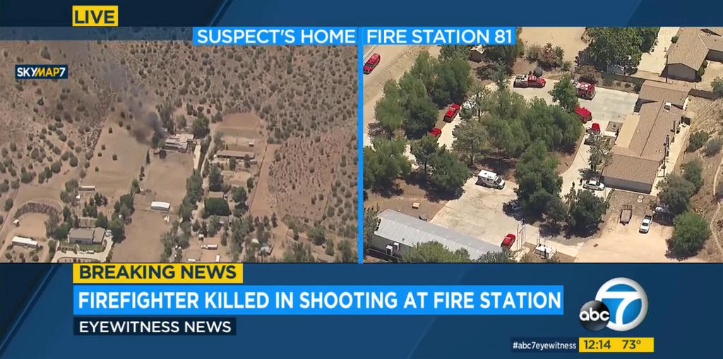 Reportan tiroteo en estación de bomberos del condado de Los Ángeles