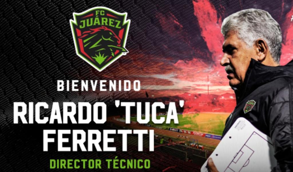 OFICIAL: 'Tuca' Ferretti es el nuevo entrenador de Bravos Juárez