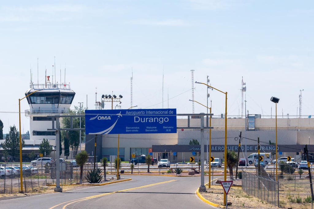 Se recuperó el nivel mensual de tráfico aéreo en aeropuerto de Durango