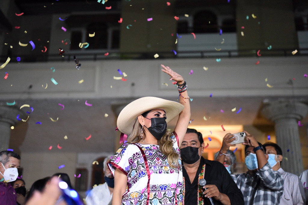 Evelyn Salgado se proyecta como vencedora en Guerrero
