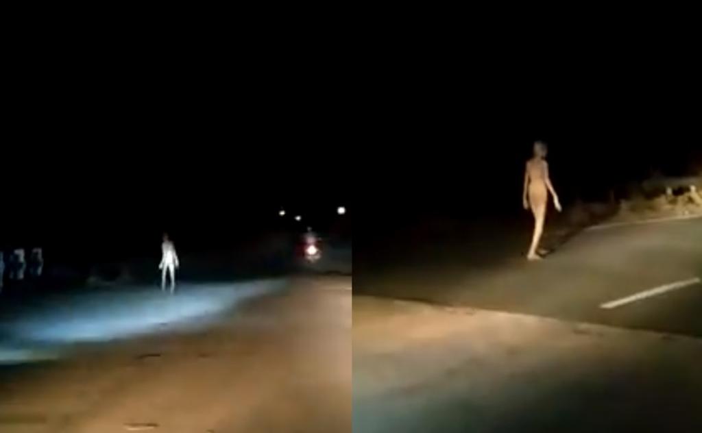 '¿Un alien?'; el video de la criatura humanoide que se hizo viral en redes sociales