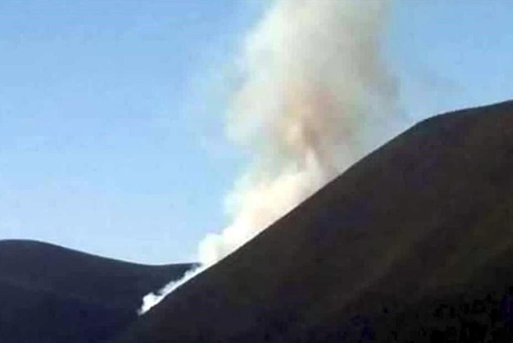 Reportan incendio forestal en Galeana, Nuevo León