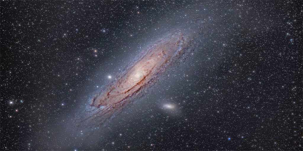 Elaboran mapa único de Andrómeda, la galaxia más próxima a la Vía Láctea