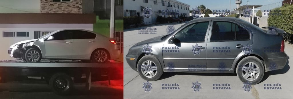 Recuperan dos vehículos con reporte de robo en Durango