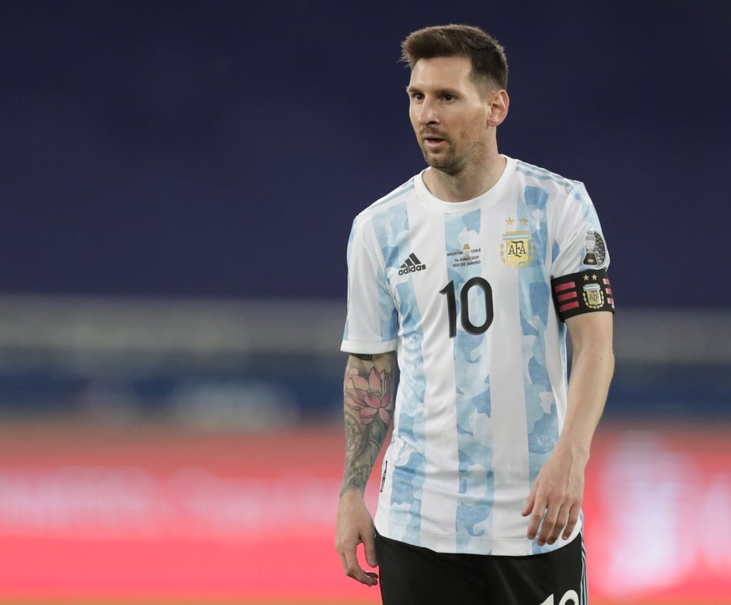 Camiseta Messi ARGENTINA 2021 Versión Jugador Partido Final Copa América