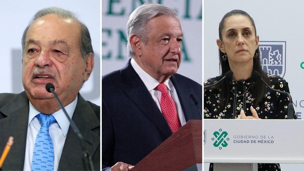 Carlos Slim se reúne con AMLO y Claudia Sheinbaum para hablar sobre ...