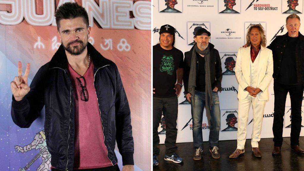 Metallica cumple sueño a Juanes