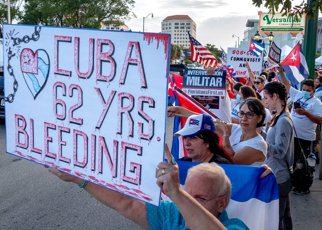 La 'flotilla de apoyo a Cuba' zarpa de Miami
